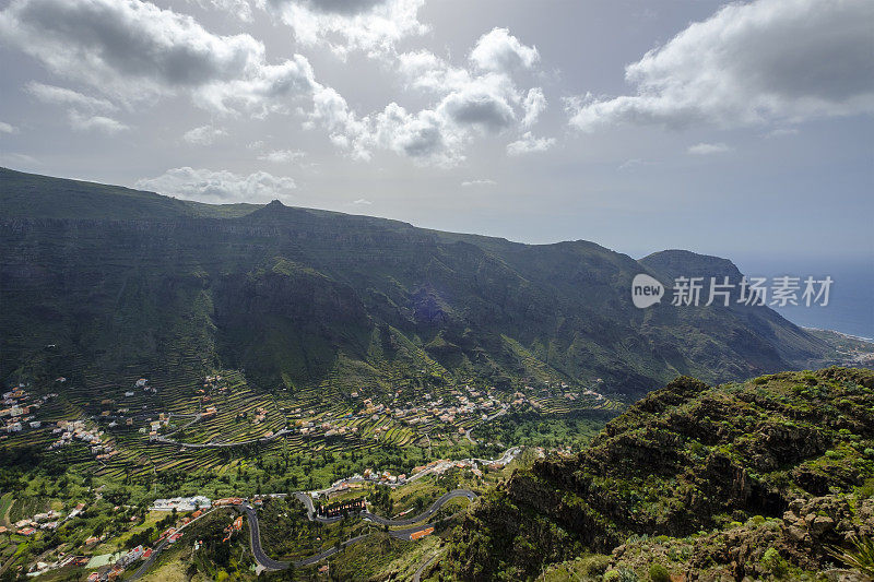 拉戈梅拉，加那利群岛(E)-Valle Gran Rey